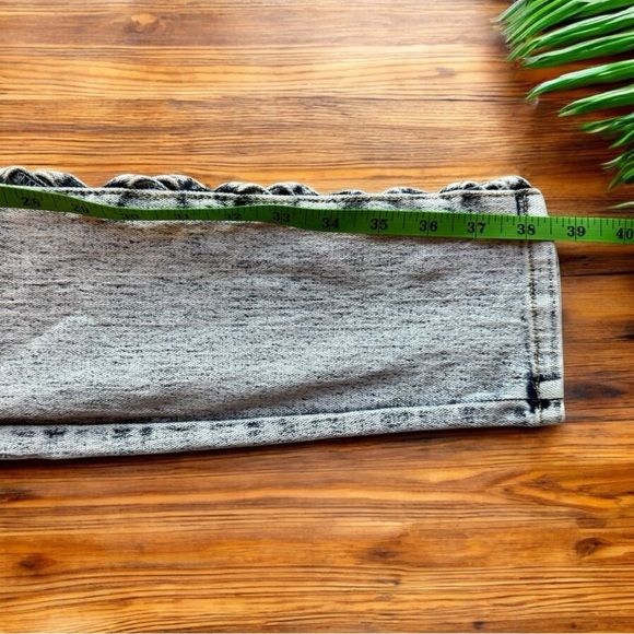 VINTAGE Frederick’s of Hollywood Lace-Up Acid Wash Jeans - Junior Size S - Picture 5 of 9